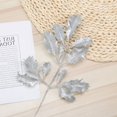 thumbnail image 4 of Artificial Plant Glitter Christmas Leaves Tree Branch DIY Wreath  Tree Hanging Pendant Decorations Scrapbook for Wedding, 4 of 9
