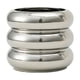 thumbnail image 3 of Maceta de cerámica redonda para flores, regalo de cumpleaños, maceta moderna, jarrón decorativo. Plata, 3 of 9
