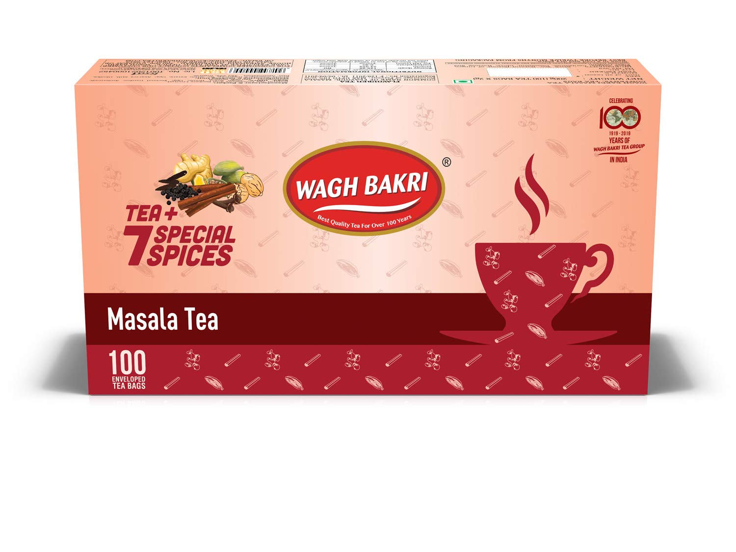 Wagh Bakri Masala Chai Tea Bags 200gm
