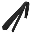 thumbnail image 5 of Cravate Filament Polyester Noir 1Pcs 55.1x3x0.08 Po, 5 of 5