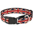 thumbnail image 1 of Buckle-Down Vintage United Kingdom Flags Martingale Dog Collar, 1 of 1