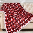 thumbnail image 1 of Hitime Cobija Individual de Lana Sherpa Navideña para Sofá Cama para Adultos, Cobija Suave y Cálida para el Invierno, Cobija Gruesa y Peluda (Individual, 60" x 80"), 1 of 7