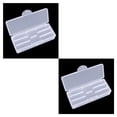 thumbnail image 3 of Seitruly Caja de almacenamiento de herramientas para decoración de uñas, organizador de herramientas de manicura portátil de PVC, contenedor 2piezas, 3 of 6