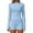 Blue, variant on 2026 New Workout Jackets for Woman Lightweight Athletic Full Zip Running Jacket Cropped Jackets Slim With Thumb Holes(Red,M)