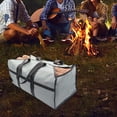 thumbnail image 1 of Bolsa de transporte para leña, bolsa de transporte de madera resistente para chimenea, Camping, fuego de leña y soporte para leña para chimenea gris, 1 of 8