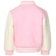 thumbnail image 2 of Chaqueta Barbie Big Girls French Terry Varsity Rosa 10-12, 2 of 6