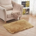 thumbnail image 1 of Soft Rug Chair Cover Artificial Sheepskin Wool Warm Hairy Carpet Seat Mats Rug, 1 of 2
