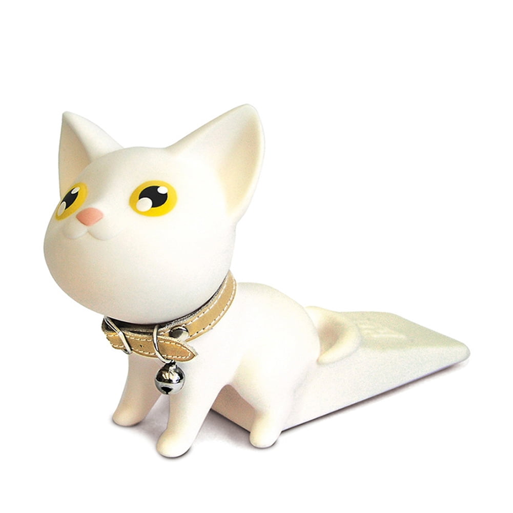 Vinyl PVC Cute Creative Cat Door Stopper Door Wedge Children Door
