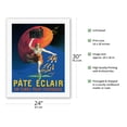thumbnail image 2 of Pâte Éclair Metal Polish - In Tubes for Stoves (En Tubes Pour Fourneaux) - Vintage Advertising Poster by Leonetto Cappiello c.1912 - Fine Art Rolled Canvas Print 20in x 26in, 2 of 4