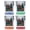 Multicolor (4-Pack), variant on Jackson Hole Wyoming Vintage Design Souvenir 2 oz Square Shot Glass – Green