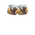 thumbnail image 5 of Binienty Cute Cat 2 PCS Car Windshield Sun Shade Foldable Sunshade Universal Vehicle Accessories Auto Sun Heat and UV Rays Blocker Keep Your Vehicle Cool 28.5 x 25.5 inches, 5 of 6