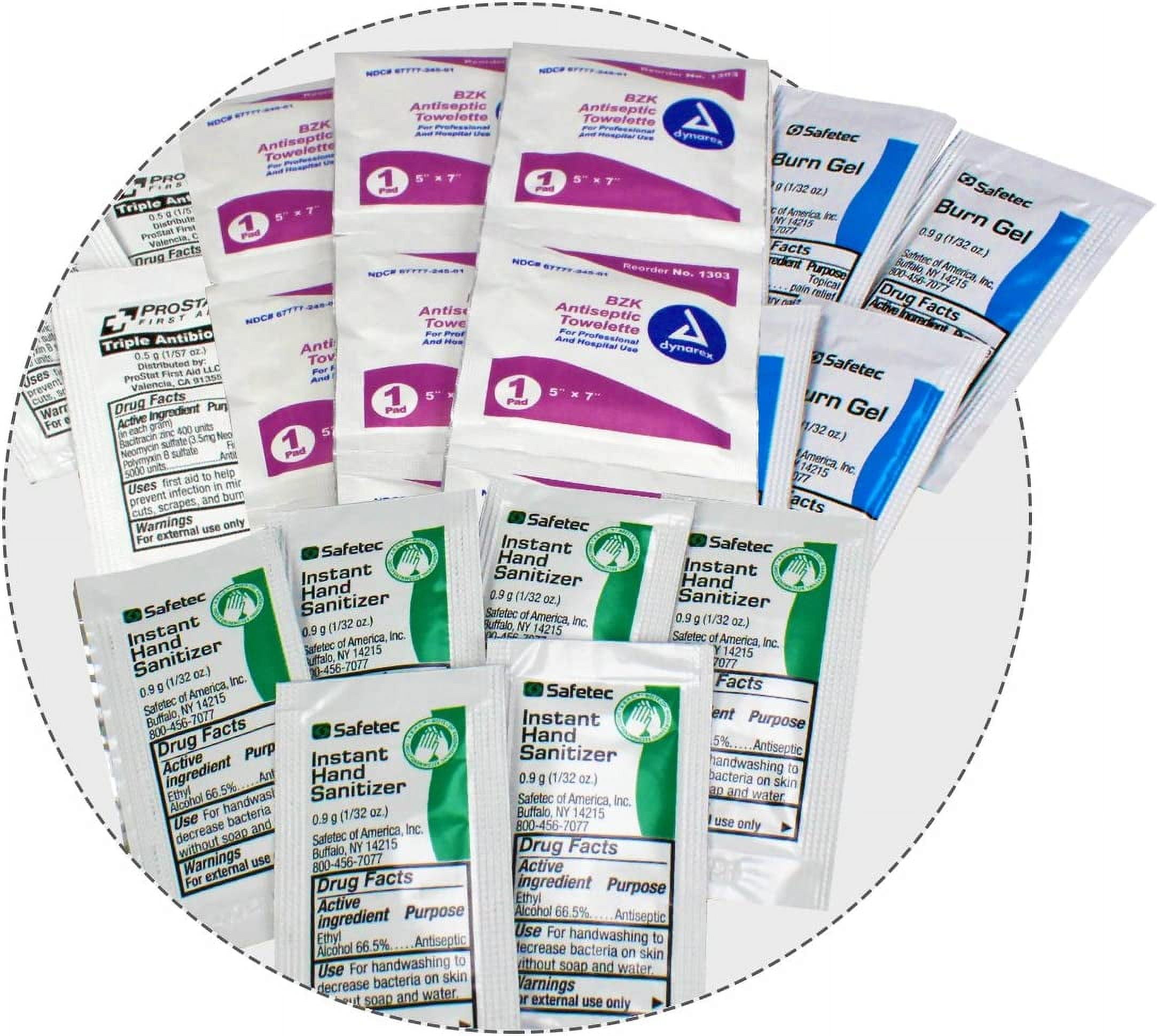 Urgent First Aid ANSI Compliance Disposable First Aid Kit, 73 Piece