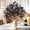 Black, variant on 6 Pcs Halloween Artificial Baby's Breath Flowers, Black & Purple & Orange Faux Gypsophila Flowers, Real Touch Silk Flowers for Cemetery Decor, Haunted House Party, Spooky Centerpieces