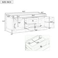 thumbnail image 2 of Canddidliike Wood Cushion Entryway Bench with Storage Drawers and Cabinets, Antique Navy, 2 of 9