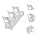 thumbnail image 6 of yotijay Bathroom Cup Dispenser Decor Mouthwash Cup Holder for Bathroom Home Tabletop White Single Row, 6 of 9