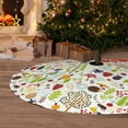 thumbnail image 2 of Cauagu 48" Christmas Tree Skirt Fall Animals Pattern Christmas Tree Decorations Tree Mat for Xmas Decorations Occasion Holiday Home Decor -48", 2 of 7