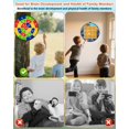 thumbnail image 3 of Tablero de dardos para niños Actgan, 66 cm, doble cara, con 20 bolas adhesivas, 3 of 6