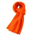thumbnail image 1 of Bufandas de punto de cachemira de color sólido para mujer Bufanda unisex Bufanda de lana gruesa cálida, 1 of 6