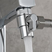 LOLIPPYY 2pcs Sink Hose Adapter Zinc Alloy Silver for Bathroom Sink Faucet