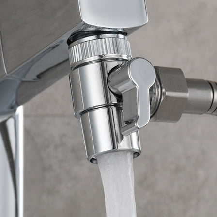 LOLIPPYY 2pcs Sink Hose Adapter Zinc Alloy Silver for Bathroom Sink Faucet