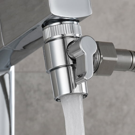 LOLIPPYY 2pcs Sink Hose Adapter Zinc Alloy Silver for Bathroom Sink Faucet