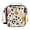 Hand Drawn Flower Leaf, variant on Haosy Mint Green Marble Reusable Lunch Box Men/Women Insulated Lunch Bag for School Picnic Travel