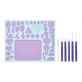 thumbnail image 1 of Kit de 7 Herramientas de Quilling de Papel para Principiantes Adultos Juego de Herramientas de Quilling Ranuradas con Regla Geométrica, Bolígrafo Ranurado y Pinzas, 1 of 5