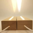 thumbnail image 2 of Wooden Rectangle Light Base,Wood LED Display Base Pedestal Light Lamp Stand for Acrylic,Crystal,Night Light,Resin Art, 2 of 8