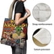 thumbnail image 3 of Hey Arnold Bolso de tela con estampado de lienzo para mujer, bolsa de compras reutilizable y estética, con cremallera interior, regalo para mujer,38*45cm., 3 of 6