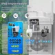 thumbnail image 2 of Skululu Security Camera 10mp 360° Wifi Hd IP66 Vision Nocturna Voice C662DR blanco, 2 of 8