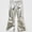 Silver, variant on WAVSUF Girls Flare Pants Soft Comfort Lightweight Elastic Waist Fall Casual Party Trendy Pants Pink 7-8