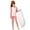 Pink, variant on MXIEZI 2-11 Years Boys Girls Long Johns Thermal Underwear Set for Kids 2PCS Winter Warm Base Layer Top Bottom Patchwork Color Sleepwear Loungewear Outfit