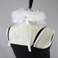 thumbnail image 5 of Clown Tulle Ruffled Collar,Renaissance Victorian Ruffle Collar, Retro Mesh Neck Ruff Ruffle Collar, 5 of 8