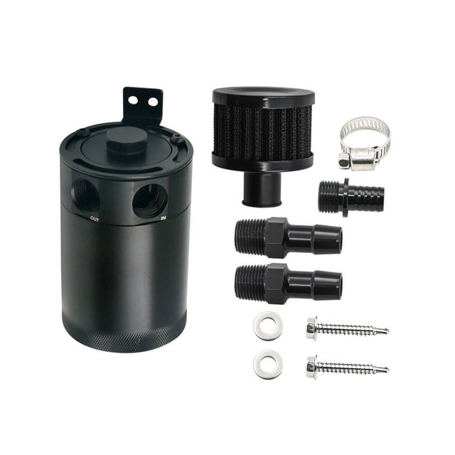 Two-hole Breathable Oil Pot With Air Filter Car Modified Oil Breathable Pot High Double Channel Exhaust Gas Circulation Pot-week