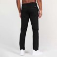 thumbnail image 7 of JTieacloth Men's Casual Solid Color Elastic Casual Business Pants Fashion Pants Men's Pants Cargo Pants for Men Black, 7 of 7