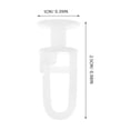 thumbnail image 2 of CIMAXIC 50Ud Accesorios Para Accesorios De PVC Para Riel De, 2 of 8