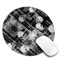 thumbnail image 2 of Disketp Seamless Pattern With Skulls Small Mouse Pad 7.9x7.9 Inches,Washable Round Mousepad For Office Laptop Computer,Non-Slip Rubber Base Mouse Pads For Wireless Mouse, 2 of 9