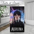 thumbnail image 2 of Toalla de baño NubiSuave Merlina Addams Wednesday Microfibra de poliéster Estampado, 2 of 7