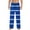 Blue1, variant on Dagugfen Mens Pants Drawstring Elastic Waist Straight Leg Loose Comfy Fashion Prints Casual Trackpants