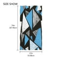 thumbnail image 4 of Ryvnso Triangle Geometry Artistic Oversized Beach Towel Microfiber Bath Blankets Swimming Fitness 37" x 74", 4 of 5
