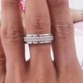 thumbnail image 5 of Bow Jewel 0.49 Ct Round Cut Diamond Ring Gifts - Crafted in 14K White Gold Plated - Elegant Engagement Wedding Band for Women - Diamond Special Occasion Ring - A Perfect Choice for Party Wear, 5 of 8