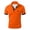 51#Orange, variant on Mens Polo Shirt Short Sleeve Breathable Mesh Knit Casual Golf Top Summer Lightweight Loose Fit Out Sport Tee for Men Gray 2XL