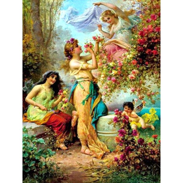 Taladro diamante pintura (DB0894) 5D DIY belleza completa jardín bordado mosaico artesanal 50x70cm FLhrweasw Nuevo