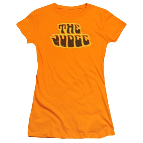 Pontiac Judge Logo Junior Women's T-Shirt Sheer Orange
