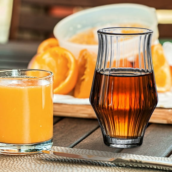 Raindrops Glass Drinking Cups Ribbed Drinking Glasses Creative Beverage Cocktail Glasses Decorative Glassware for Cocktail Wine Milk Soda Juice