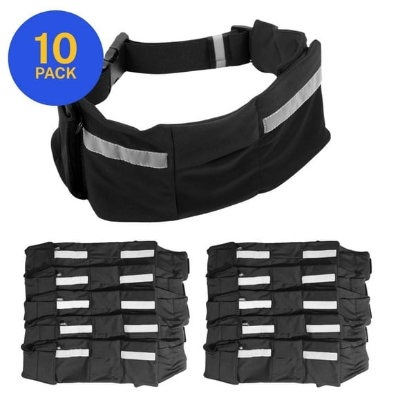 PRCTZ 2-in-1 Convertible Running Arm Band and Belt Combo, 10-Pack Bulk Value Set