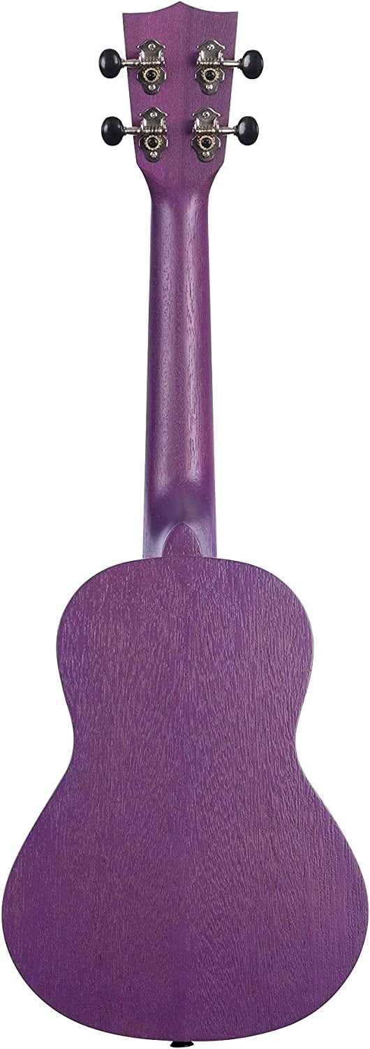 Kala Brand Music Co. Watercolor Meranti Collection, 4-String Ukulele, Right, Purple, Concert (KA-MRT-PUR-C)