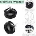 thumbnail image 3 of 6 PCS Rubber Gaskets Replacement Seal 3.23 inch for Ninja Blender, with Brush and Hook, Fit for Ninja Pro Extractor Blade Assembly, for Ninja Blender BL660 1100w BL770 1500w BL663 BL740, 3 of 7
