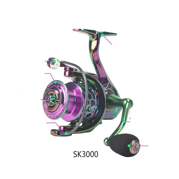 Saltwater Baitcasting Winding Reel Removable Spool 15kg Drag Spinning Wheel Sea  Fishing Rod Repair Modified Replacing Parts SK3000 EVA Grip 