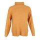 thumbnail image 4 of Suéter de punto de cuello alto sólido bohemio, suéter de gran tamaño, prendas de vestir de otoño para mujer L Soledad  suéter de punto boho para mujer, 4 of 10